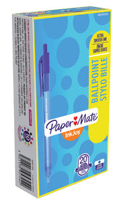 Balpen Papermate Inkjoy 100 RT M blauw - afbeelding 2