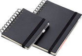 Notitieboek Quantore A5 sp lijn 192blz 80gr  zwart - afbeelding 2