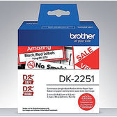 Etiket Brother DK22251 doorlopend 62mm 15m wit
