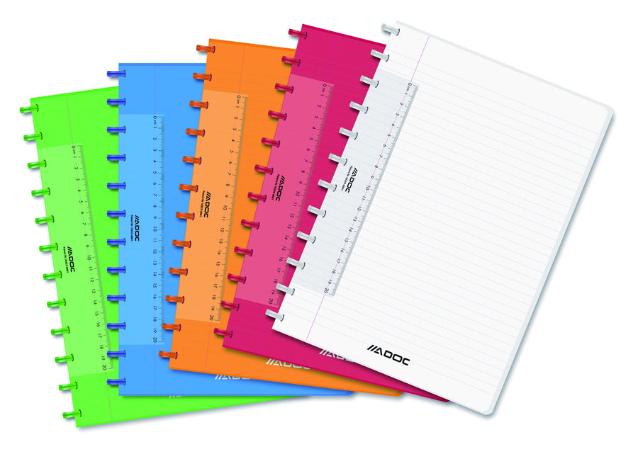 Schrift Adoc A4 lijn 144pag 90gr assorti
