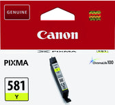 Inktcartridge Canon CLI-581 geel - afbeelding 2
