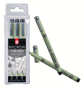 FINELINER SAKURA PIGMA MICRON ZWART - afbeelding 2