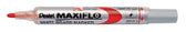 Whiteboardmarker Pentel MWL5S 1mm rood