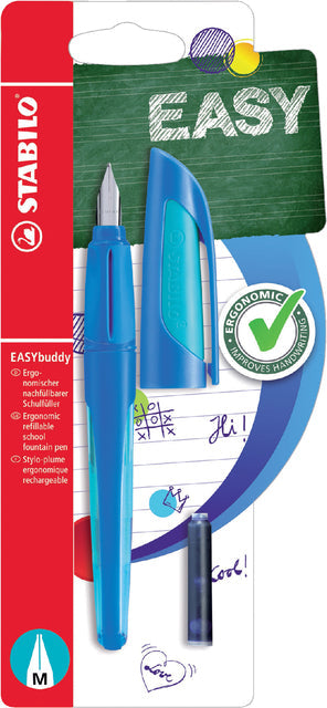 Vulpen STABILO Easybuddy M donkerblauw/lichtblauw