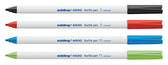 Textielmarker edding 4600 rond 1mm zwart - afbeelding 2