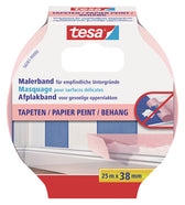 Afplaktape tesa Prof sensitive 25mx38mm roze - afbeelding 2