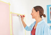 Afplaktape tesa Economy 50mmx50m creme - afbeelding 2