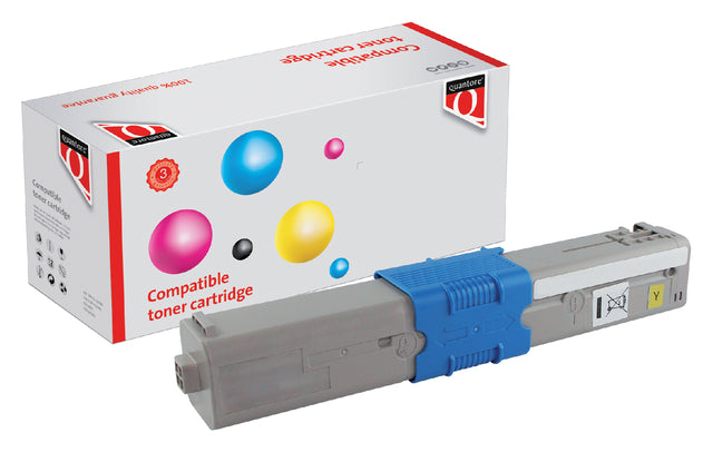 Toner Quantore  Oki 44469704 geel