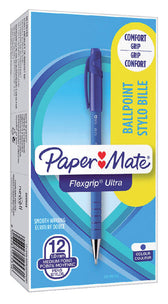 Balpen Papermate Flexgrip Ultra stick M blauw - afbeelding 4
