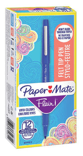 Fineliner Papermate Flair Original M blauw - afbeelding 3