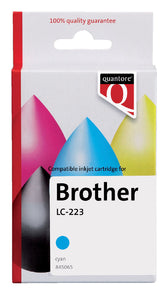 Inktcartridge Quantore Brother Lc-223 blauw