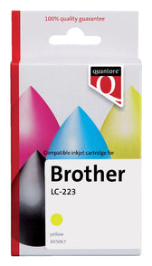 Inktcartridge Quantore Brother Lc-223 geel