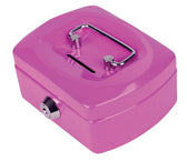 Geldkist Pavo met muntgleuf 125x95x60mm roze - afbeelding 2