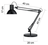 Bureaulamp Unilux Success 66 led TK zwt - afbeelding 2