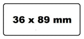 Label Etiket Quantore 99012 36x89mm adres wt - afbeelding 3