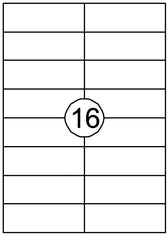Etiket Quantore 105x37mm 1600st