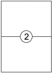 Etiket Quantore 210x148mm 200st
