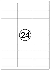 Etiket Quantore 70x35mm 2400st