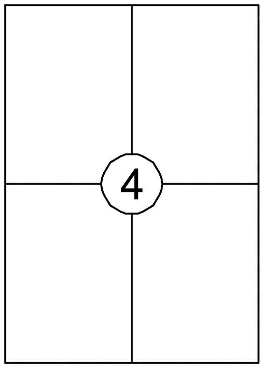 Etiket Quantore 105x148mm 400st