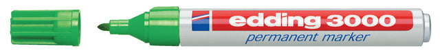 Viltstift edding 3000 rond 1.5-3mm lichtgroen