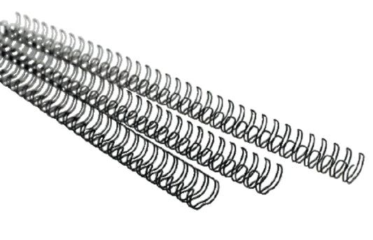 Draadrug GBC 10mm US 21rings A4 zilver