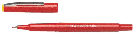 Fineliner PILOT Razor Point SW-10 PP F rood
