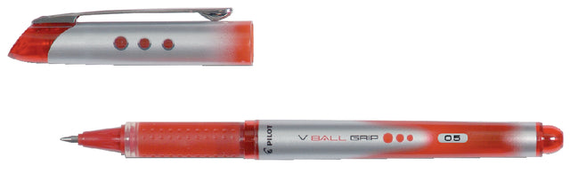 Rollerpen PILOT V-Ball Grip BLN-VBG-5 F rood