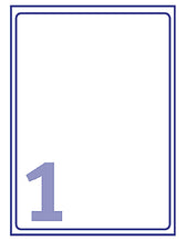 Etiket Avery L7567-25 210x297mm tr 25stuks - afbeelding 2