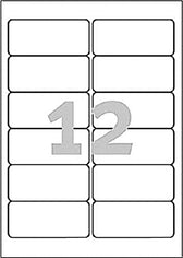 Etiket Avery L4776-20 99.1x42.3mm wit 240stuks - afbeelding 2