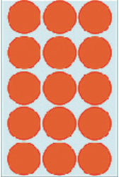 Etiket HERMA 2272 rond 32mm rood 480stuks