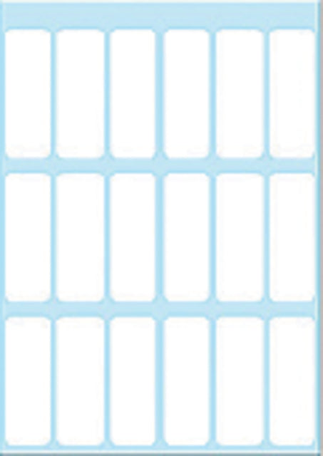 Etiket HERMA 3650 12x34mm wit 126stuks