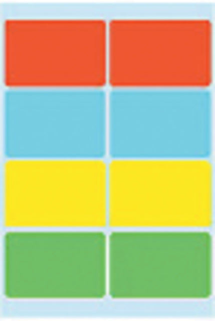 Etiket HERMA 3681 26x40mm assorti 40stuks