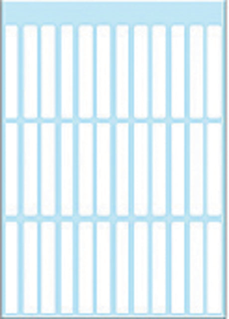 Etiket HERMA 3735 5x35mm wit 252 stuks