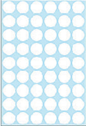 Etiket HERMA 2240 rond 16mm wit 1728stuks