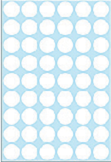 Etiket HERMA 2240 rond 16mm wit 1728stuks