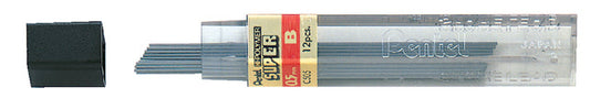 Potloodstift Pentel B 0.5mm 12st zwart