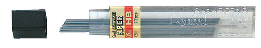 Potloodstift Pentel HB 0.5mm 12st zwart