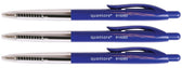 Balpen Quantore drukknop blauw