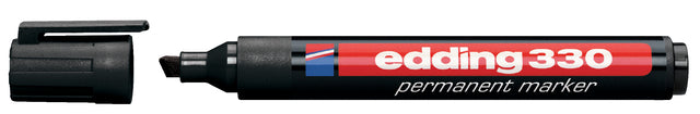 Viltstift edding 330 schuin 1-5mm zwart