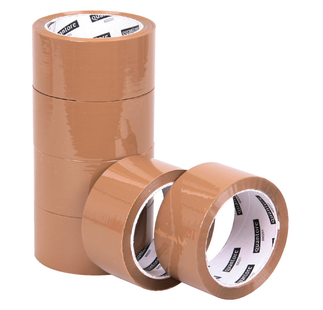 Verpakkingstape Quantore 50mmx60m pp br
