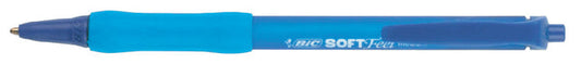 Balpen Bic soft feel clic M blauw
