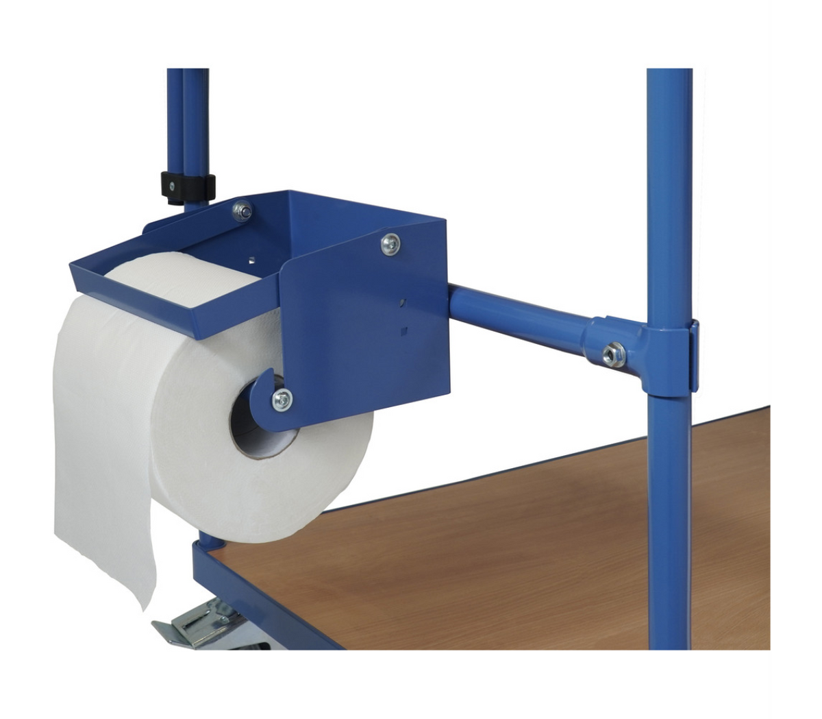 Papierrolhouder - toebehoren - - incl. aanbouwset voor tafelwagens 1250 x 800 mm