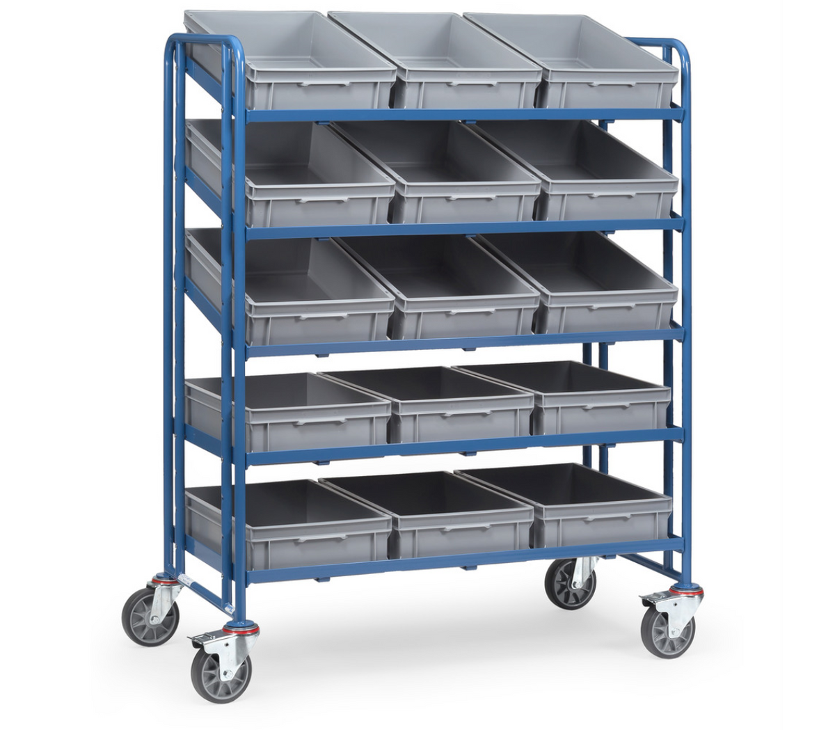 Eurobakken wagen 1399 - met 15 bakken - Laadvlak 1.240 x 610 mm