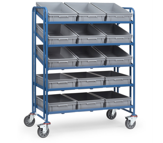 Eurobakken wagen 1399 - met 15 bakken - Laadvlak 1.240 x 610 mm