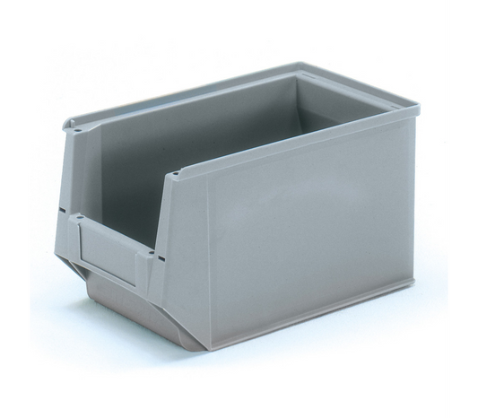 Magazijnbakken - 350/300 x 210 x 200 mm - grijs