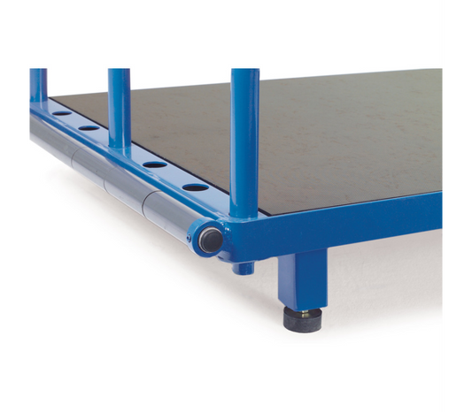 4 Palletvoeten onderrijdhoogte 100 mm - Voor Platenwagen 4363 + 4365