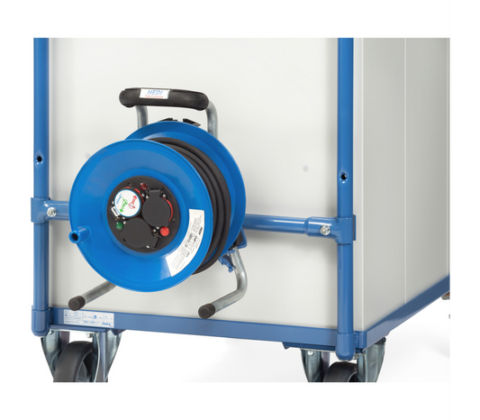 Kabeltrommel - toebehoren - - Incl. aanbouwset voor tafelwagens 1050 x 600 mm