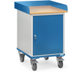 Verrijdbare kast met schrijfblad 2445, laadvlak 550 x 650 mm