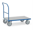 Duwbeugelwagen 25001430, hard PVC platform, laadvlak 850 x 500 mm