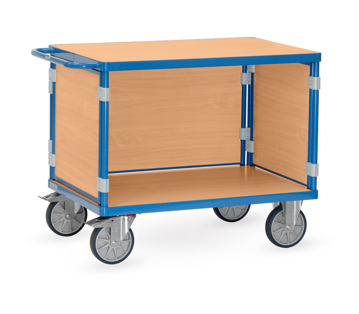 Tafelwagen 3401 - met 3 wanden - Laadvlak 1.000 x 600 mm